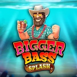 Bigger Bass Splash slot logo by Pragmatic Play at Lilibet Casino