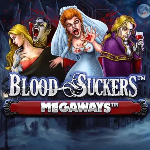 Official Slots logo: Blood Suckers Megaways by Red Tiger Gaming at Lilibet Casino
